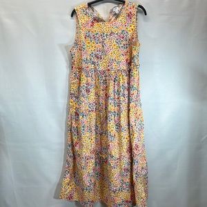 J. Crew Vibrant Floral Maxi Dress